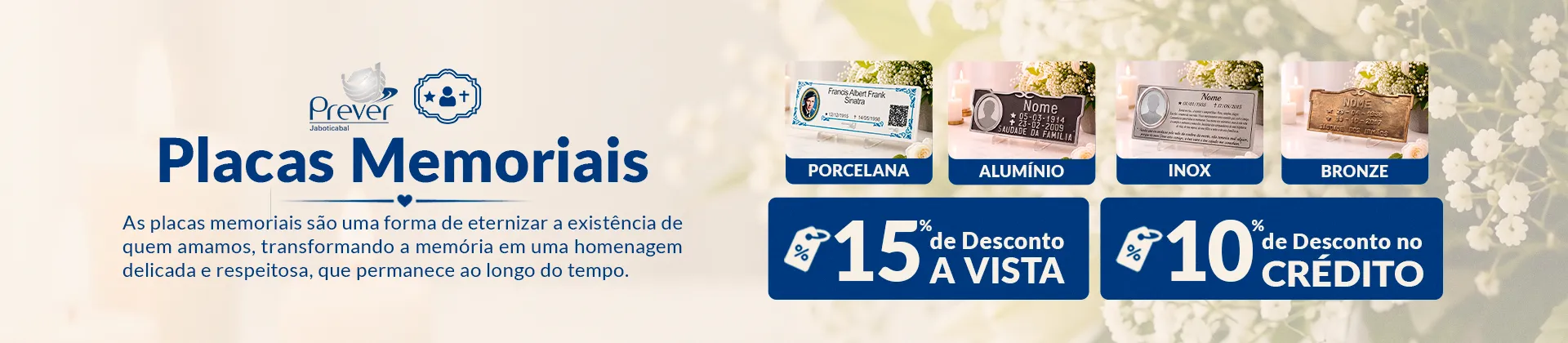 PLACAS MEMORIAIS DESCONTOS