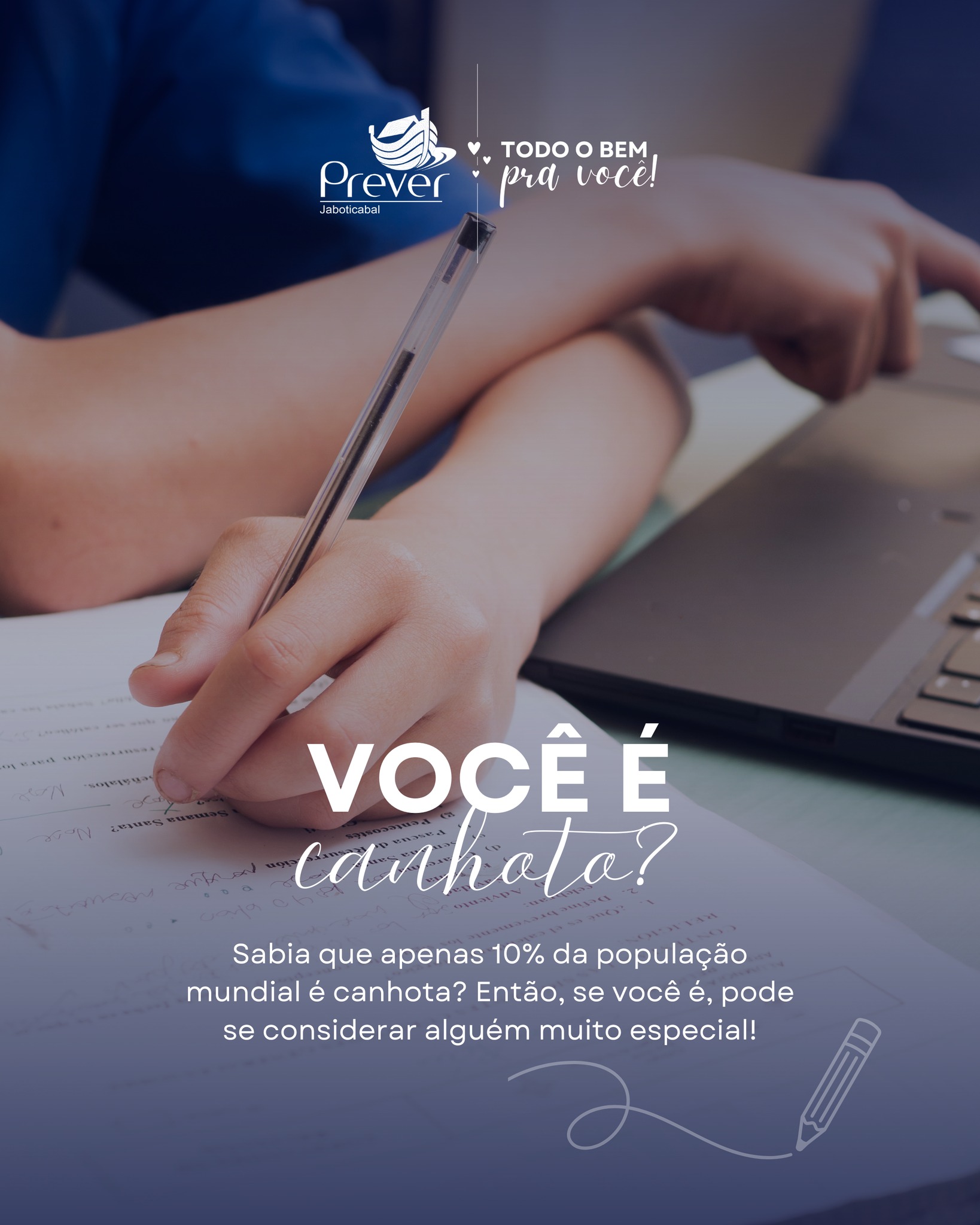 Você é canhoto?