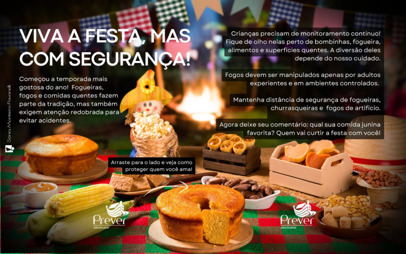 Começou a temporada das festas juninas! 