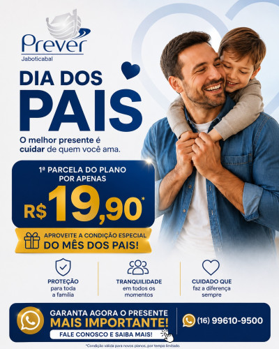 O melhor presente para quem você ama é a tranquilidade.